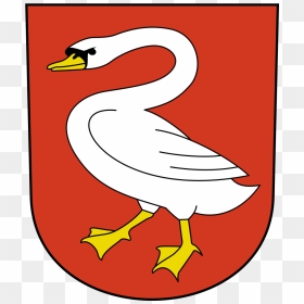 Swan Goose Coat Of Arms Svg Clip Arts - Coat Of Arms With Swan, HD Png Download - swan png