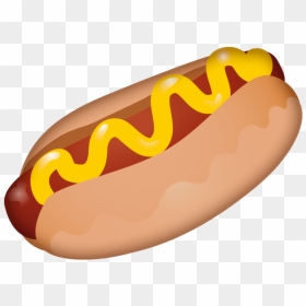 Hot Dog Emoji Whatsapp, HD Png Download - food emoji png