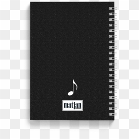 Piano Design Spiral Notebook Back - Spiral, HD Png Download - spiral notebook png
