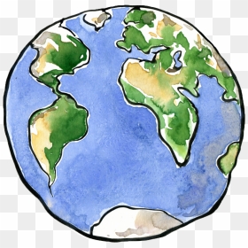 Drawing Planet Clip Art - Planet Earth Drawing Png, Transparent Png - earth clipart png
