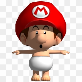 Baby Mario Diaper Model Clipart , Png Download - Diaper Baby Mario And Baby Luigi, Transparent Png - diaper png
