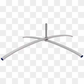 Portable Beach Flag Pole Base Curved Iron Cross Base - Clothes Hanger, HD Png Download - iron cross png