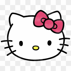 Hello Kitty Head Clipart Pictures - Hello Kitty Head, HD Png Download - hello png