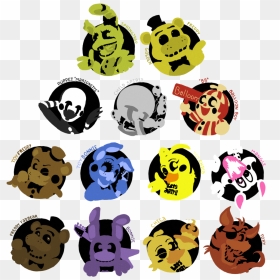 Fnaf Icons, HD Png Download - five nights at freddy's logo png