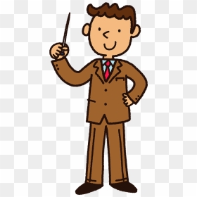 Male Teacher Clipart, HD Png Download - teacher clipart png