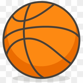 Basketball Emoji Clipart - Basketball Ball Cartoon Png, Transparent Png - basketball emoji png