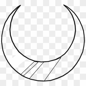 Collection Of Moon Drawing High Quality - Crescent Moon Line Drawing, HD Png Download - crescent png