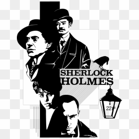 Pin By John Pirillo On Detective - Sherlock Holmes 2009 Art, HD Png Download - sherlock png