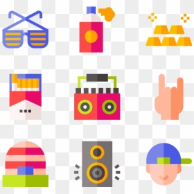 Icon, HD Png Download - hip hop png