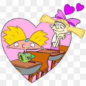 Helga Y Arnold Love, HD Png Download - hey arnold png