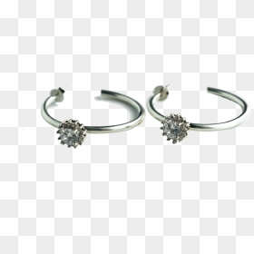 Earrings, HD Png Download - silver sparkles png