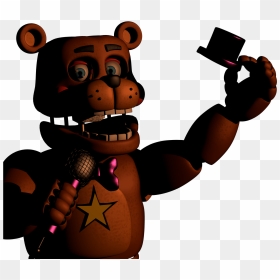 Fnaf Rockstar Freddy Head, HD Png Download - freddy png