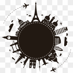 Travel Agent Png - Travel Around The World Logo Png, Transparent Png - earth clipart png