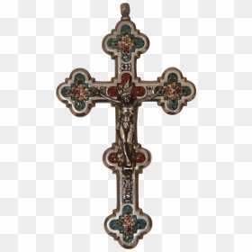 Crucifix Christian Cross Christianity Rosary - Kereszt Henna, HD Png Download - rosary png