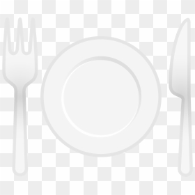 Plate Emoji Png - Plate, Transparent Png - white plate png