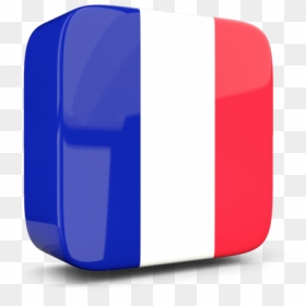 Glossy Square Icon 3d - France Flag 3d Png, Transparent Png - france flag png