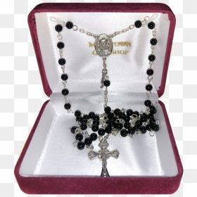 Comm Black Rosary W/chalice - Rosary, HD Png Download - rosary png