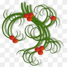 Microsoft Clipart Christmas - Christmas Swirls Transparent, HD Png Download - holiday border png