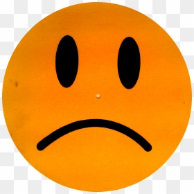 Orange Sad Face Png Images Clipart - Orange Sad Face Clipart, Transparent Png - crying face png