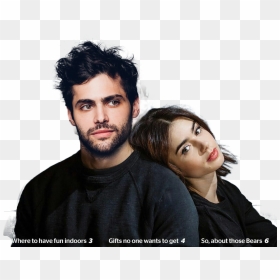 Matthew Daddario Png, Transparent Png - lily collins png