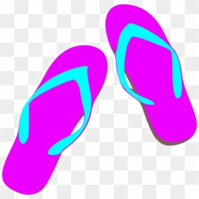 Colorful Flip Flops Png Free Background - Flip Flops Clip Art, Transparent Png - flip flops png