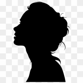 Transparent Girl Silhouette Png , Png Download - Long Hair Girl Silhouette, Png Download - girl silhouette png