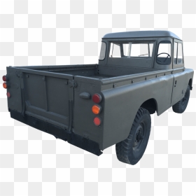 Land Rover Rear Transparent Image - Pickup Truck, HD Png Download - car rear png