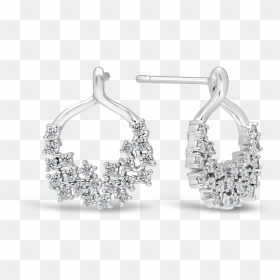 Earrings, HD Png Download - silver sparkles png