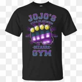 Star Platinum Gym - Active Shirt, HD Png Download - star platinum png