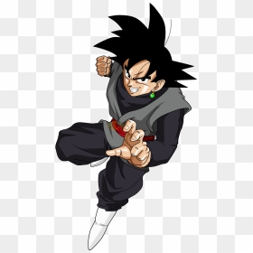 Goku Black de Perfil, black Son Goku standing transparent