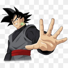 Black Goku Hand Transparent Png - Black Gokú Dragon Ball Super, Png Download - goku black png