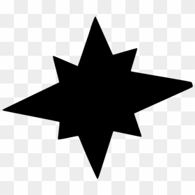 Star Silhouette Octagonal - Filled Star Png, Transparent Png - star silhouette png