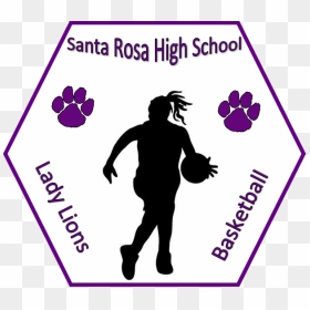 Lady Lions Basketball Logo, HD Png Download - basketball silhouette png