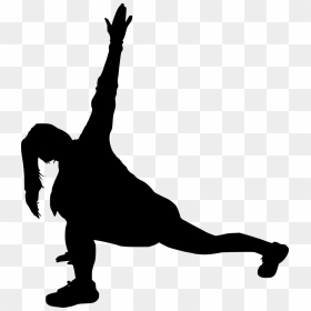 18 Fitness Silhouette, HD Png Download - girl silhouette png