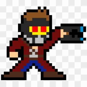 Pixel Spider Man Ps4, HD Png Download - star lord png
