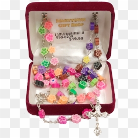 Flower Communion Rosary - Bead, HD Png Download - rosary png