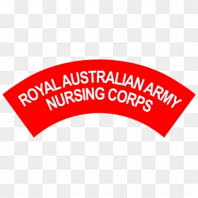 Royal Australian Army Nursing Corps Battledress Flash, - Ohio State, HD Png Download - red border png