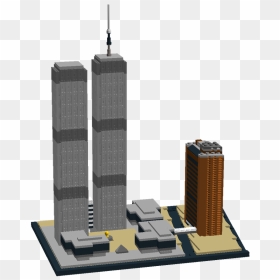 World Trade Center Png - World Trade Center Lego, Transparent Png - twin towers png