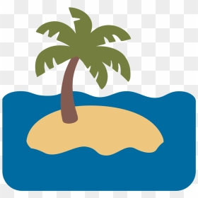 Island Emoji Android, HD Png Download - palm tree emoji png