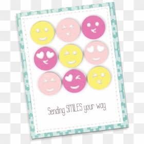 Put A Smile On Your Card Recipient"s Face With Custom - Circle, HD Png Download - smile face png