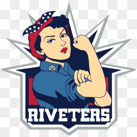 New York Riveters Logo, HD Png Download - rosie the riveter png