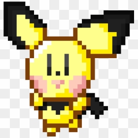 Smile Pixel Art, HD Png Download - pichu png