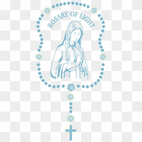 Swarovski Angelic Necklace Blue, HD Png Download - rosary png