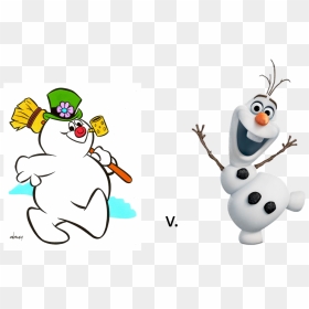 Frost V Olaf Pic - Easy Frosty The Snowman Drawings, HD Png Download - frosty the snowman png
