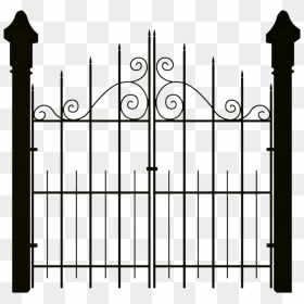 Spooky Gate Clipart - Gate Clipart Png, Transparent Png - blank tombstone png