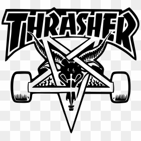 Женская Футболка Thrasher Logo - Thrasher Logo, HD Png Download - thrasher logo png
