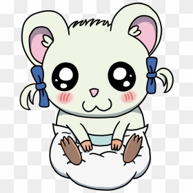 Transparent Diaper Png - Hamtaro Diapered, Png Download - diaper png