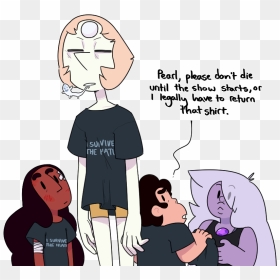 Fearl, Please Dont Die Until The Show Starts,or Leo - Steven Universe Human Garnet, HD Png Download - steven universe garnet png
