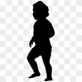 Beach Baby Silhouette Clip Arts - Child Silhouette No Background, HD Png Download - basketball silhouette png