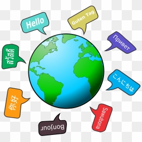 Transparent World Languages Clipart - Languages Clipart, HD Png Download - earth clipart png